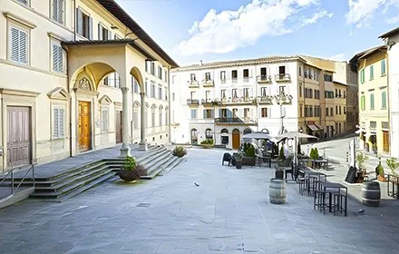 Piazza della Badia Arezzo Citt del Natale